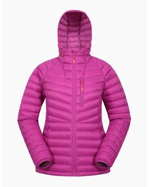 Mountain Warehouse Ladies Skyline Extreme Hydrophobic Down Jacket - Pink