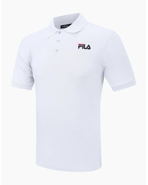 Fila Otis Graphic Polo Shirt - White
