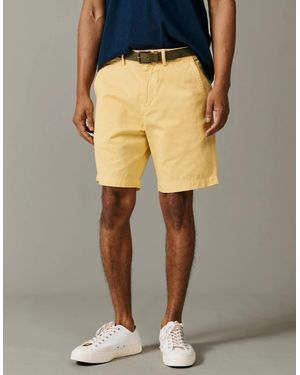 aubi Stamford Chino Short - Yellow