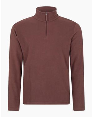 Mountain Warehouse Camber Ii Half Zip Fleece Top - Blue