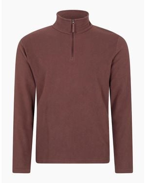 Mountain Warehouse Camber Ii Half Zip Fleece Top - Red