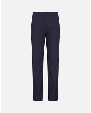 Mountain Warehouse Ladies Hiker Stretch Short Winter Trousers - Blue