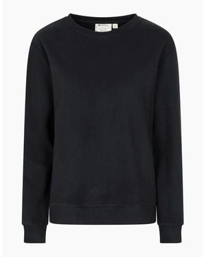 Mountain Warehouse Ladies Strath Melange Supersoft Sweatshirt - Black