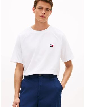 Tommy Hilfiger Tommy Flag Elevated T-Shirt - White