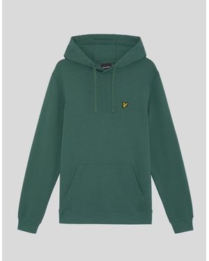 Lyle & Scott Loopback Cotton Hoodie - Green