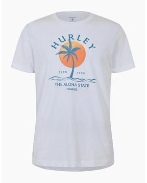 Hurley Plmy Day Ss T - White