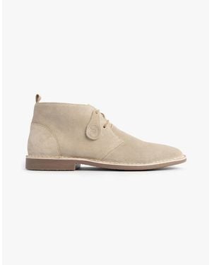 Popps Vespa Desert Boots Sand - Natural