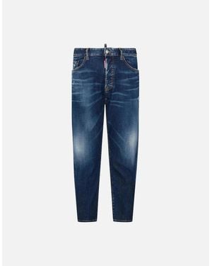 DSquared² Dark Wash Cool Guy Jeans - Blue