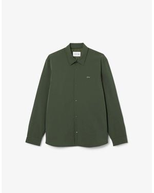 Lacoste Quilted Water-Repellent Overshirt - Green