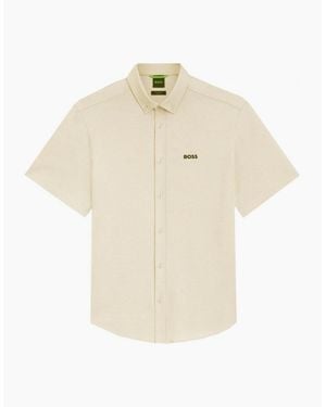 BOSS Light Short Sleeved Motion Shirt - White
