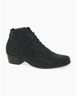 Waldläufer Hally Ankle Boots - Black