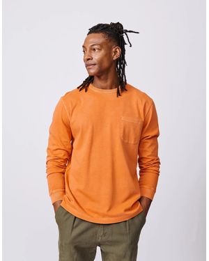 aubi George Long Sleeve T-Shirt - Orange