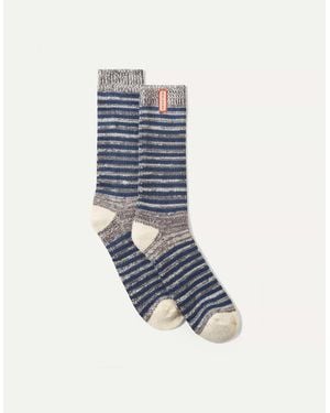 SealSkinz Attleborough Bamboo Mid Lightweight Crew Socks - Blue