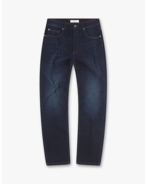 Vingt Quatre Denim Vingt Quatre Straight Fit Rinse Jeans - Blue