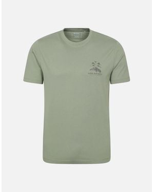 Mountain Warehouse Lake District Back Print Short-Sleeved T-Shirt - Green