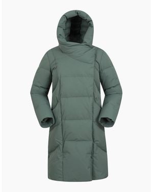 Mountain Warehouse Ladies Cosy Extreme Ii Wrap Down Jacket - Green