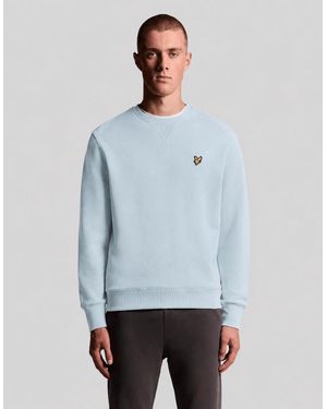 Lyle & Scott Cotton Crew Neck Sweatshirt - Blue