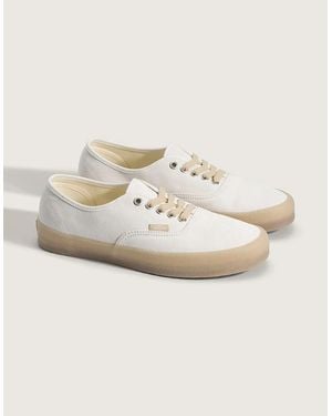 Vans Authentic Crepe Leather Marshmallow Trainers - Natural