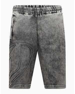 DIESEL D Enny S Track Denim Shorts - Grey