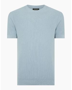 Remus Uomo Knitted T-Shirt 22 - Blue