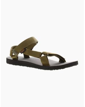 Teva Walking Sandals Original Universal Touch Fastening Dark Uk - Green