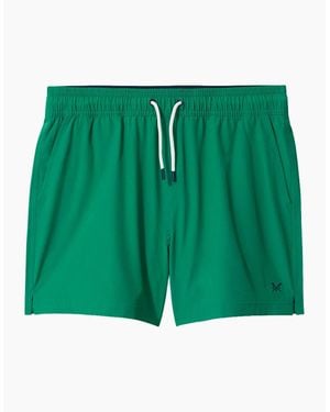 Crew Plain Swim Shorts - Green