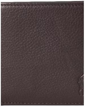 Polo Ralph Lauren Eu Bill Leather C Wallet 001 - Brown