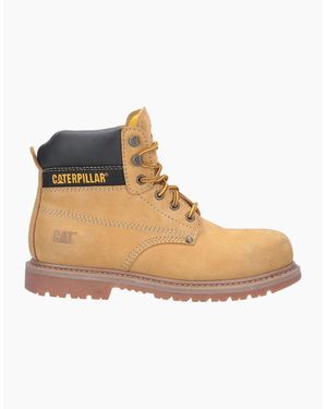 Caterpillar Powerplant Safety Boots Honey - Natural