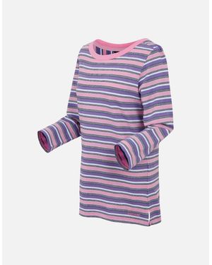 Regatta Ladies Baylette Ii Striped T-Shirt - Purple