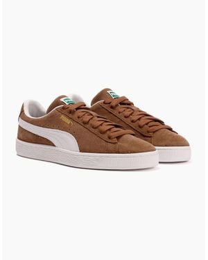 PUMA Classic Suede Haute Coffee/ Trainers - Brown