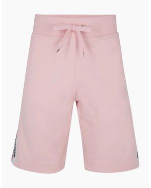 Moschino Branded Tape Legs Shorts - Pink