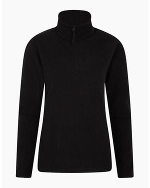 Mountain Warehouse Ladies Camber Ii Fleece Top - Black