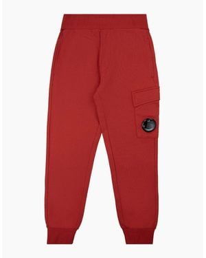 C.P. Company Undersixteen Lens Fleece Joggers Ketchup 560 - Red
