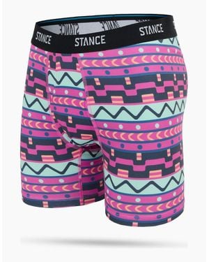 Stance Western Mars Brief Boxer Shorts - Purple