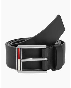 Tommy Hilfiger Tommy Jeans Essential Leather Belt - Black