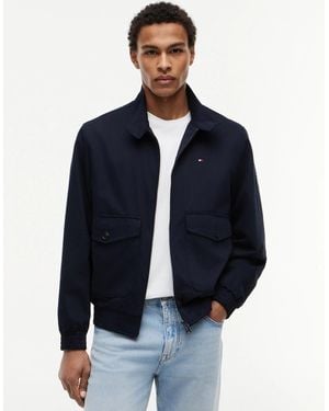 Tommy Hilfiger Cotton Harrington Jacket - Blue