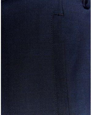 Lyle & Scott Solid Patterned Straight Chinos - Blue