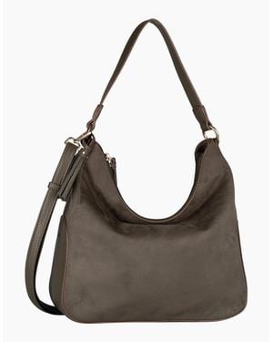 Gabor Anthea Hobo Bag M - Grey