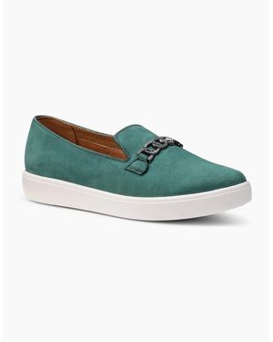 Hotter Ashmore Loafers - Green