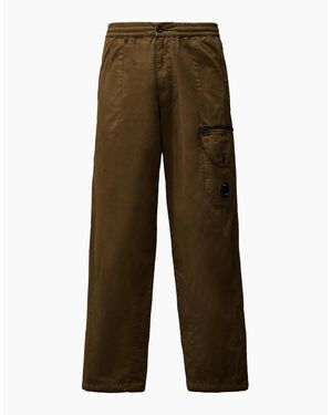 C.P. Company Microreps Boxy Lens Cargo Trousers - Green