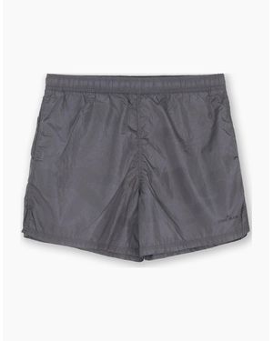 Stone Island Faded Camo Swimshorts - Grey
