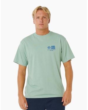 Rip Curl Rip Curl Pacific Rinse Glass Off Short Sleeve T-Shirt - Green