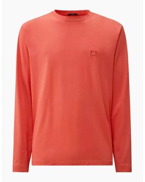 C.P. Company Long Sleeve Tacting T-Shirt - Pink