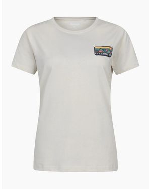 Mountain Warehouse Ladies Inverness Relaxed Fit Short-Sleeved T-Shirt - White