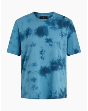 Belstaff Wave Dye Ride Ocean T-Shirt - Blue