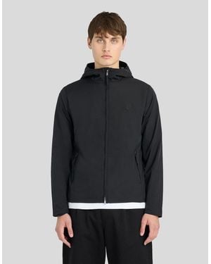 Lyle & Scott Nylon Hooded Jacket - Black