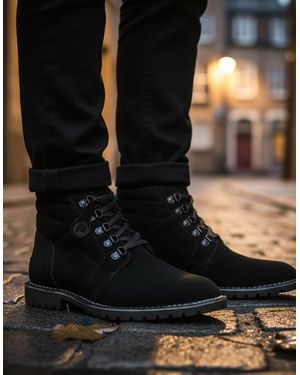 Popps Trooper Desert Boots - Black