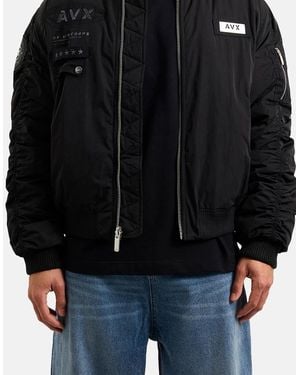 AVX Apex Ma1 Bomber Jacket - Black