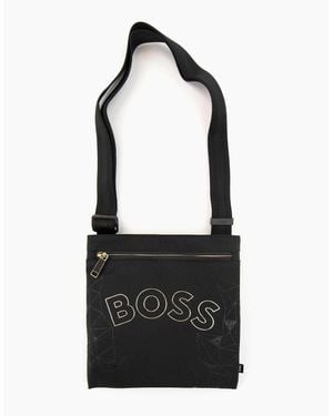 BOSS Catch Gl Structured Nylon Seasonal Pattern Envolop 001 - White