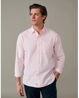 aubi Grainsby Linen Cotton Shirt - Pink